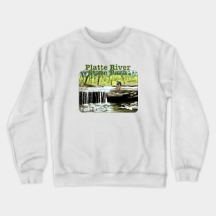 Platte River State Park, Nebraska Crewneck Sweatshirt